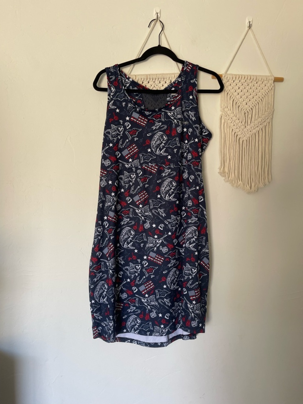 Columbia PFG Patriotic Stretch Tank Dress